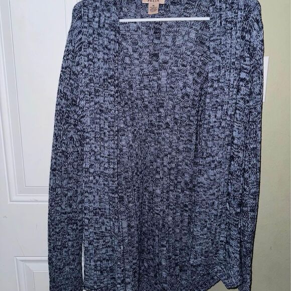 Fresh Blue Open Knit Cardigan Sz XL - Picture 1 of 4